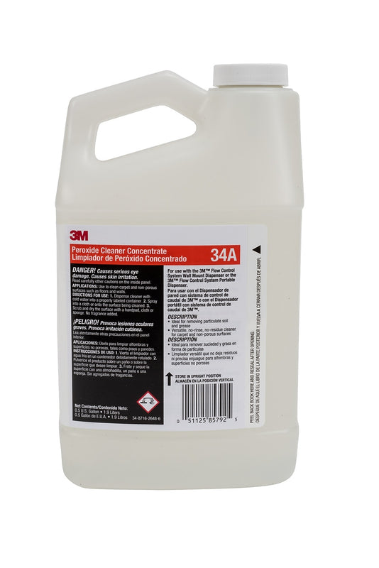 3M Peroxide Cleaner Concentrate, 0.5 Gallon, 4/Case
