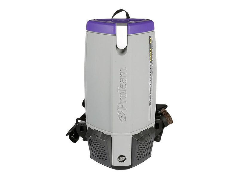 ProTeam Super Coach Pro 10 Backpack Vacuum, Purple/Gray