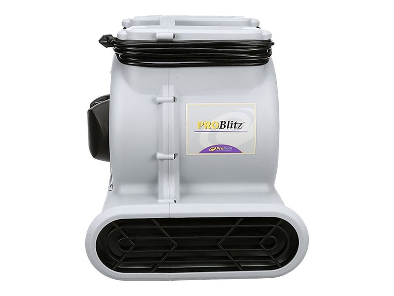 ProTeam ProBlitz Airmover 18.23" Portable Fan, 3-Speed, Light Gray/Black