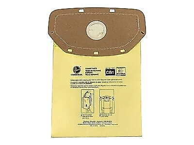 Hoover Vacuum Bag, Yellow, 10/Pack