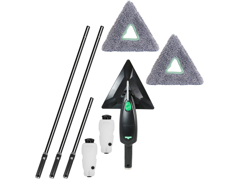 Unger Stingray Window Refillable System Microfiber Kit, 10'