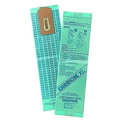 Oreck Commercial XL Upright Type CC Filtration Vacuum Bags, Green, 25/Pack