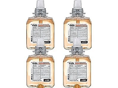 GOJO Luxury Antibacterial Foaming Hand Soap Refill for FMX12 Dispenser, Fresh Fruit Scent, 1250 ml., 4/Carton