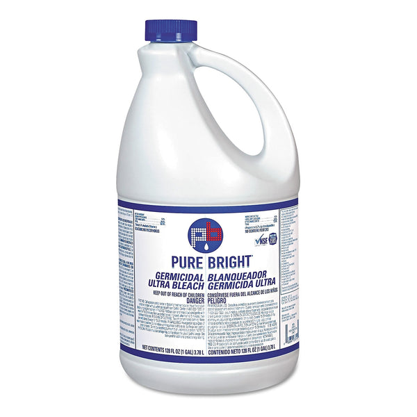 Pure Bright Germicidal Ultra Bleach, 128 oz., 6/Carton