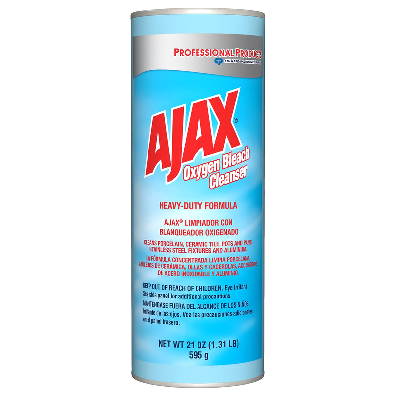 Ajax Heavy-Duty Oxygen Bleach Powder Cleanser, 21 oz, 24/Carton